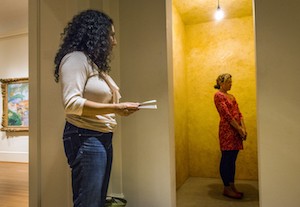 Contemplation in The Phillips Collection's Laib Wax Room, Photo by Bill O'Leary